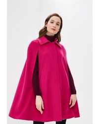 Ярко-розовое пальто-накидка от Lezzarine