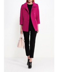 Женское ярко-розовое пальто от adL