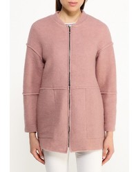 Женское ярко-розовое пальто от Aurora Firenze