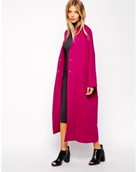 Женское ярко-розовое пальто от Asos