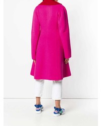 Женское ярко-розовое пальто от Emilio Pucci