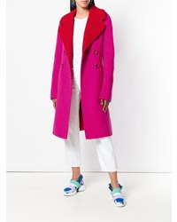 Женское ярко-розовое пальто от Emilio Pucci