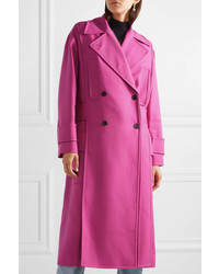 Женское ярко-розовое пальто от Valentino