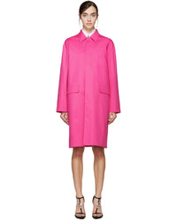 Женское ярко-розовое пальто от Dsquared2