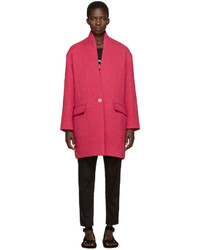 Женское ярко-розовое пальто от Etoile Isabel Marant