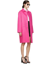 Женское ярко-розовое пальто от Dsquared2