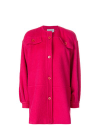 Женское ярко-розовое пальто от Gianfranco Ferre Vintage