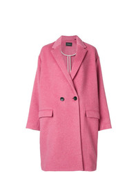 Женское ярко-розовое пальто от Isabel Marant