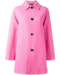 Женское ярко-розовое пальто от Just Cavalli