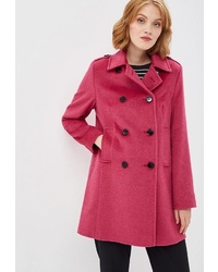 Женское ярко-розовое пальто от Madeleine