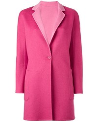 Женское ярко-розовое пальто от Max Mara
