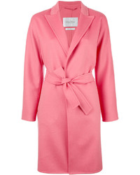 Женское ярко-розовое пальто от Max Mara