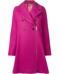 Женское ярко-розовое пальто от No.21