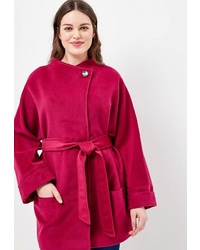 Женское ярко-розовое пальто от Ovelli