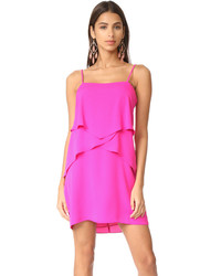 Ярко-розовое платье-комбинация