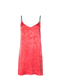Ярко-розовое платье-комбинация от Amiri