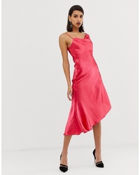 Ярко-розовое платье-комбинация от ASOS DESIGN