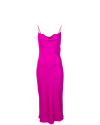Ярко-розовое платье-комбинация от Fleur Du Mal