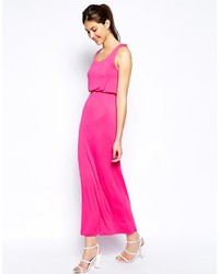 Ярко-розовое платье-макси от AX Paris