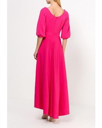 Ярко-розовое платье-макси от Be In