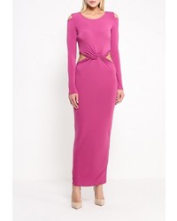 Ярко-розовое платье-макси от Glamorous