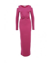 Ярко-розовое платье-макси от Glamorous