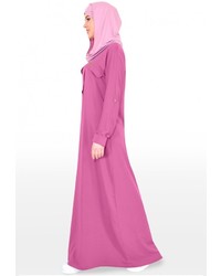 Ярко-розовое платье-макси от Hayat