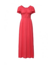 Ярко-розовое платье-макси от MadaM T
