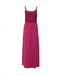 Ярко-розовое платье-макси от United Colors of Benetton