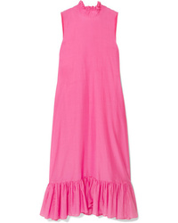Ярко-розовое платье-миди от Maggie Marilyn