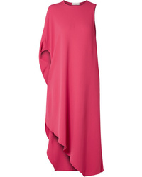 Ярко-розовое платье-миди от Narciso Rodriguez