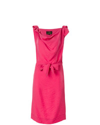 Ярко-розовое платье-миди от Vivienne Westwood Anglomania
