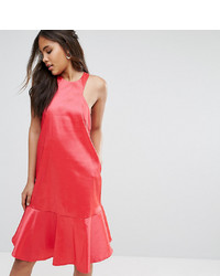 Ярко-розовое платье-миди от Y.A.S Tall