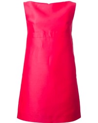 Ярко-розовое платье прямого кроя от Dsquared2