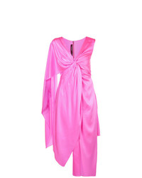 Ярко-розовое платье прямого кроя от Sies Marjan