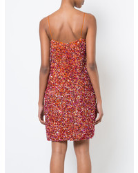 Ярко-розовое платье прямого кроя от Jeffrey Dodd