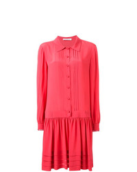 Ярко-розовое платье-рубашка от Philosophy di Lorenzo Serafini