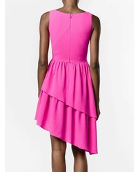 Ярко-розовое платье с пышной юбкой от OSMAN