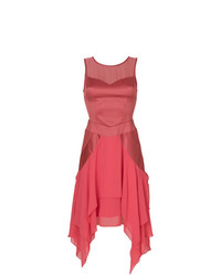 Ярко-розовое платье с пышной юбкой от Koché