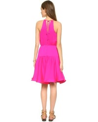 Ярко-розовое повседневное платье от Milly