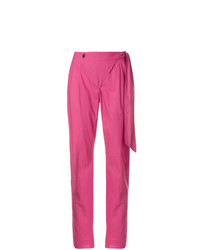 Женские ярко-розовые брюки-галифе от Moschino Vintage