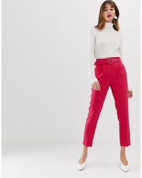 Женские ярко-розовые брюки-галифе от Warehouse
