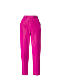Женские ярко-розовые брюки-галифе от Yves Saint Laurent Vintage