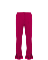 Ярко-розовые брюки-клеш от Cambio