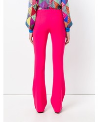 Ярко-розовые брюки-клеш от Mary Katrantzou