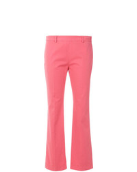 Ярко-розовые брюки-клеш от Incotex