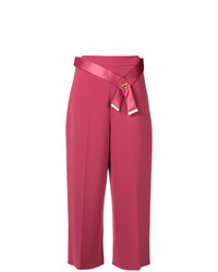 Ярко-розовые брюки-кюлоты от Elisabetta Franchi