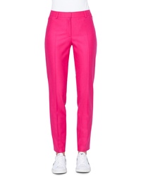 Ярко-розовые брюки чинос