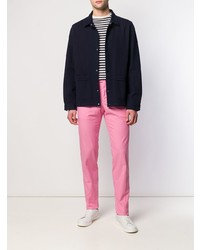 Ярко-розовые брюки чинос от Pt01