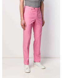 Ярко-розовые брюки чинос от Pt01